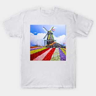 Windmill. Netherlands T-Shirt